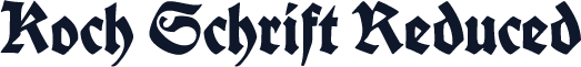 Koch-Schrift Reduced