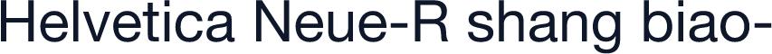 Helvetica Neue-R shang biao-