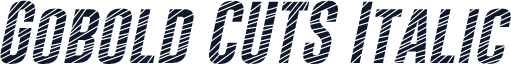 Gobold CUTS Italic