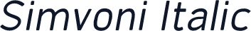 Simvoni Italic