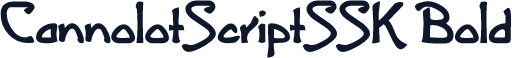 CannolotScriptSSK Bold