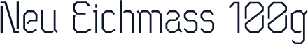 Neu Eichmass 100g