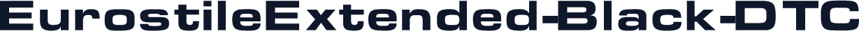 EurostileExtended-Black-DTC