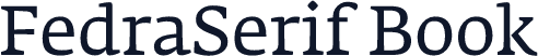 FedraSerif Book
