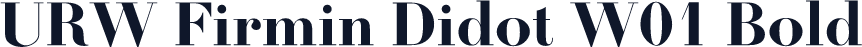 URW Firmin Didot W01 Bold