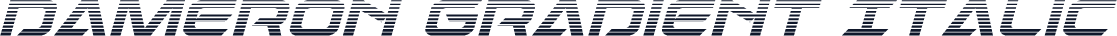 Dameron Gradient Italic