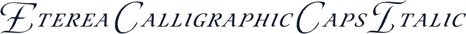 EtereaCalligraphicCapsItalic