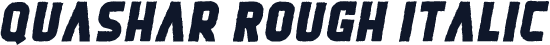 Quashar Rough Italic
