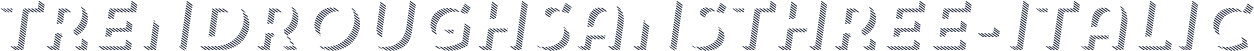 TrendRoughSansThree-Italic