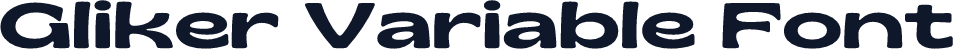 Gliker Variable Font
