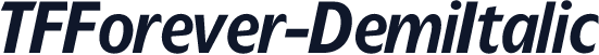 TFForever-DemiItalic