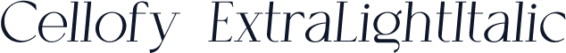 Cellofy-ExtraLightItalic