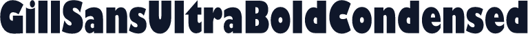 GillSansUltraBoldCondensed