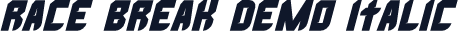 Race Break Demo Italic