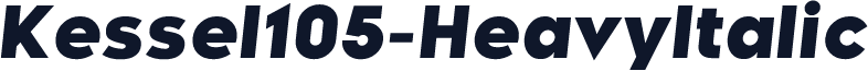 Kessel105-HeavyItalic