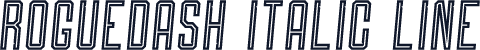 Roguedash Italic Line