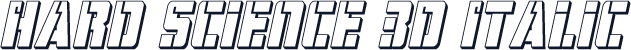 Hard Science 3D Italic