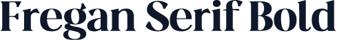 Fregan Serif Bold