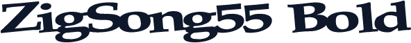 ZigSong55 Bold