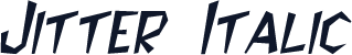 Jitter  Italic