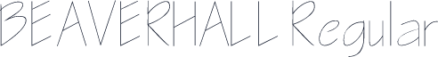 BEAVERHALL Regular