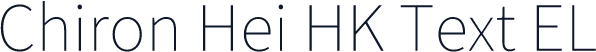 Chiron Hei HK Text EL