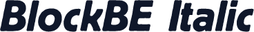 BlockBE Italic