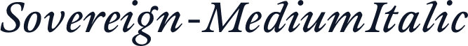 Sovereign-MediumItalic
