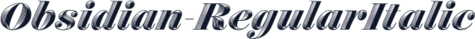 Obsidian-RegularItalic
