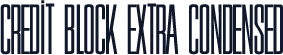 Credit Block Extra Condensed