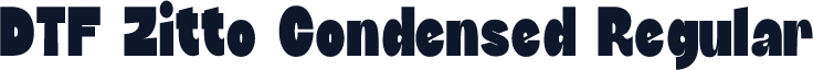 DTF Zitto Condensed Regular