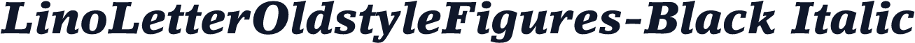 LinoLetterOldstyleFigures-Black Italic