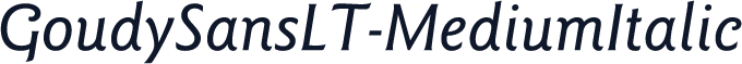 GoudySansLT-MediumItalic