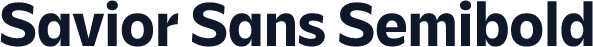 Savior Sans Semibold
