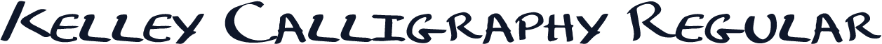 Kelley Calligraphy Regular