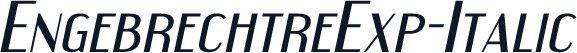 EngebrechtreExp-Italic