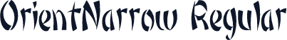 OrientNarrow Regular