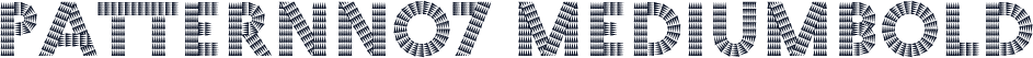 ☞PatternNo7 MediumBold