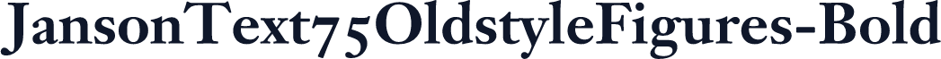 JansonText75OldstyleFigures-Bold