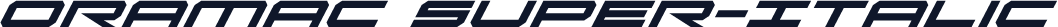 Oramac Super-Italic