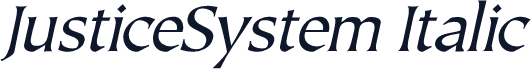 JusticeSystem Italic