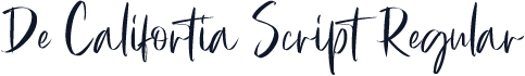 De Califortia Script Regular