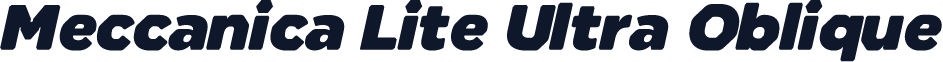 Meccanica Lite Ultra Oblique