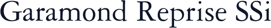 Garamond Reprise SSi
