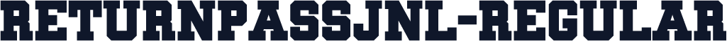 ReturnPassJNL-Regular