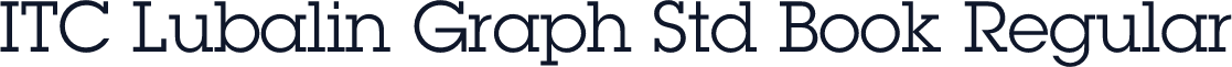 ITC Lubalin Graph Std Book Regular