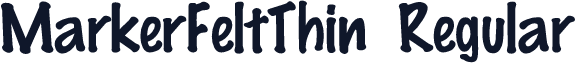 MarkerFeltThin Regular