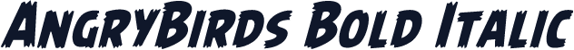 AngryBirds Bold Italic