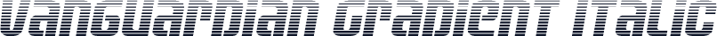 Vanguardian Gradient Italic