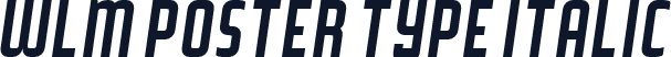 WLM Poster Type Italic